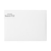 レッドフェスティバルホリデークリスマス ラップアラウンドラベル (正面)