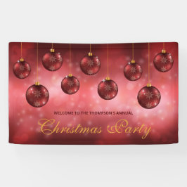 レッドフェスティバルボーブルオンレッド《写真》ぼけ味 – クリスマスパーティー 横断幕