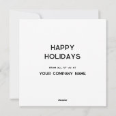 レッドフェスティバルリースロゴビジネス シーズンカード (裏面)