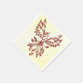 レッドフェニックスが台頭 スタンダードカクテルナプキン (角)