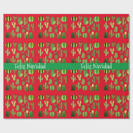 レッドフェリズ・ナビダッドのサボティ ラッピングペーパー