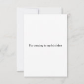 レッドフォックスエンchantment バースデー サンキューカード (裏面)