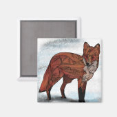 レッドフォックスマグネット マグネット (正面/裏面)