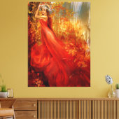 レッドフォレスト キャンバスプリント (インサイチュ (リビング))