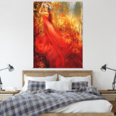 レッドフォレスト キャンバスプリント (インサイチュ (寝室))