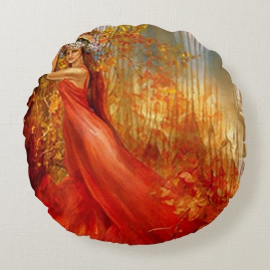 レッドフォレスト ラウンドクッション (正面)