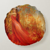 レッドフォレスト ラウンドクッション (裏面)