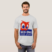レッドフクロウ食品店 – ヴィンテージロゴTシャツ Tシャツ (正面フル)