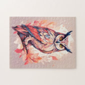 レッドフクロウ[1/3] ジグソーパズル (横)