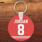 レッドフットボール キーホルダー (正面)