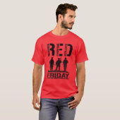 レッドフライデー軍隊R.E.D. Remember Everyone Deplo Tシャツ (正面フル)