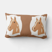 レッドフライトザハッピーホースリバーシブル ランバークッション (裏面)