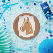 レッドフライトザハッピーホース ペーパープレート (パーティー)