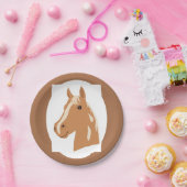 レッドフライトザハッピーホース ペーパープレート (パーティー)