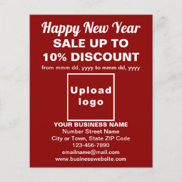 レッドフライヤーの年末年始セール チラシ