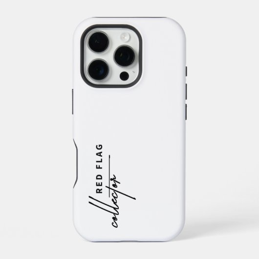 レッドフラグコレクター\ iPhoneケース (裏面)