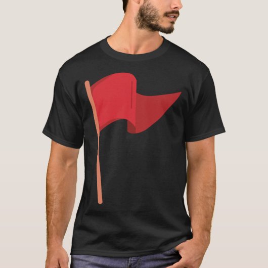 レッドフラグ・ミームの女の子 ヴィンテージ Tシャツ (正面)