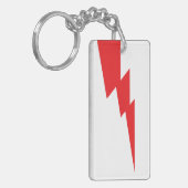 レッドフラッシュ稲妻ボルト キーホルダー (正面左)