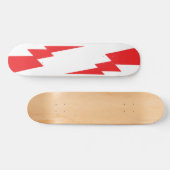 レッドフラッシュ稲妻ボルト スケートボード (横)