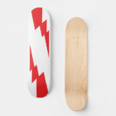 レッドフラッシュ稲妻ボルト スケートボード (正面)