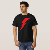 レッドフラッシュ稲妻ボルト Tシャツ (正面フル)