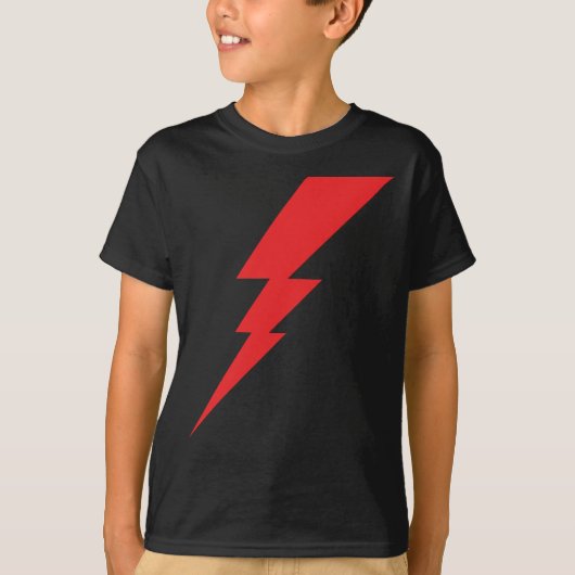 レッドフラッシュ稲妻ボルト Tシャツ (正面)