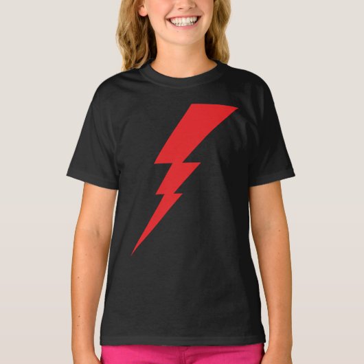 レッドフラッシュ稲妻ボルト Tシャツ (正面)