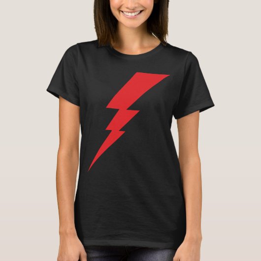 レッドフラッシュ稲妻ボルト Tシャツ (正面)