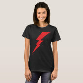 レッドフラッシュ稲妻ボルト Tシャツ (正面フル)