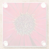 レッドフラワーガラスコースター ガラスコースター (裏面)