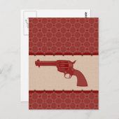 レッドフラワーガン ポストカード (正面/裏面)