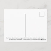 レッドフラワーガーデンガゼボ、マーク・エドワード・ウェスターフィールド ポストカード (裏面)