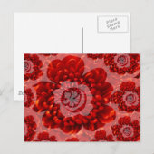 レッドフラワージャーニー – ファンタジー崇拝の世界 ポストカード (正面/裏面)