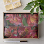 レッドフラワーズティッシュペーパー 薄葉紙 (ギフト)