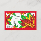 レッドフラワーズ名刺 名刺 (正面)