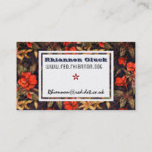 レッドフラワーズ名刺 名刺 (裏面)