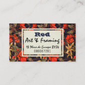 レッドフラワーズ名刺 名刺 (正面)