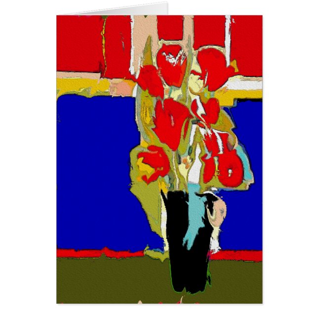 レッドフラワーズ抽象芸術マティスハワイ (正面)