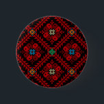 レッドフラワーパレスティナ刺繍タスリーズパターン 缶バッジ<br><div class="desc">パレスチナ人のための赤い花パレ伝統的スティナ刺繍タリーツパターンデザイン、パレスチナ愛好家プロパレスチナ、または自由と正義を支持し、不正と戦う誰もが。正当なパレスチナの大義を支持するすべての人々に。パレスチナとガザの解放とエルサレムにおける平和の確立を支持する。Peace Loverのデザイナーが設計。パレストップステとイスラエルの対立。パレスチナ人の生活は問題だ。</div>