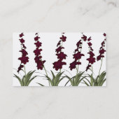 レッドフラワーフローリスト 名刺 (裏面)