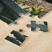 レッドフラワーブルーシーロッキークリフスパズル ジグソーパズル (側面)