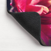 レッドフラワー姿勢引用文 感動的 マウスパッド (コーナー)