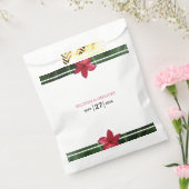 レッドフランジパニプルメリア結婚ズ フェイバーバッグ (封をした状態)