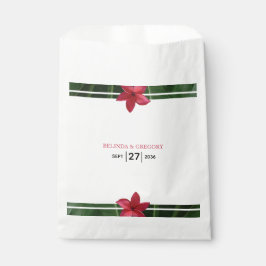 レッドフランジパニプルメリア結婚ズ フェイバーバッグ