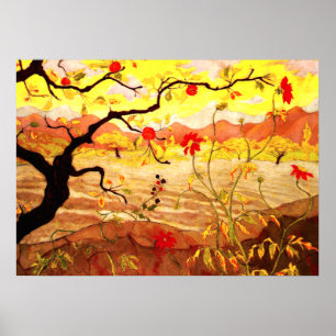 レッドフルーツのアップルツリー – Paul Ransonのアートワーク ポスター