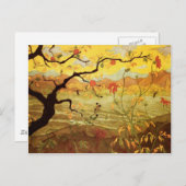 レッドフルーツのリンゴの木 ポストカード (正面/裏面)