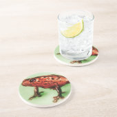 レッドフロッグサンドストーンコースター、アニマルスケッチ コースター (側面)