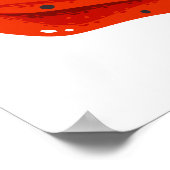 レッドフロッグデジタルプリント | Frog Wallプリント ポスター (角)