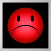 レッドフロニー顔ポスター ポスター (正面)