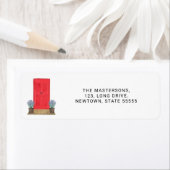 レッドフロントドア差出人住所 ラベル (インサイチュ)